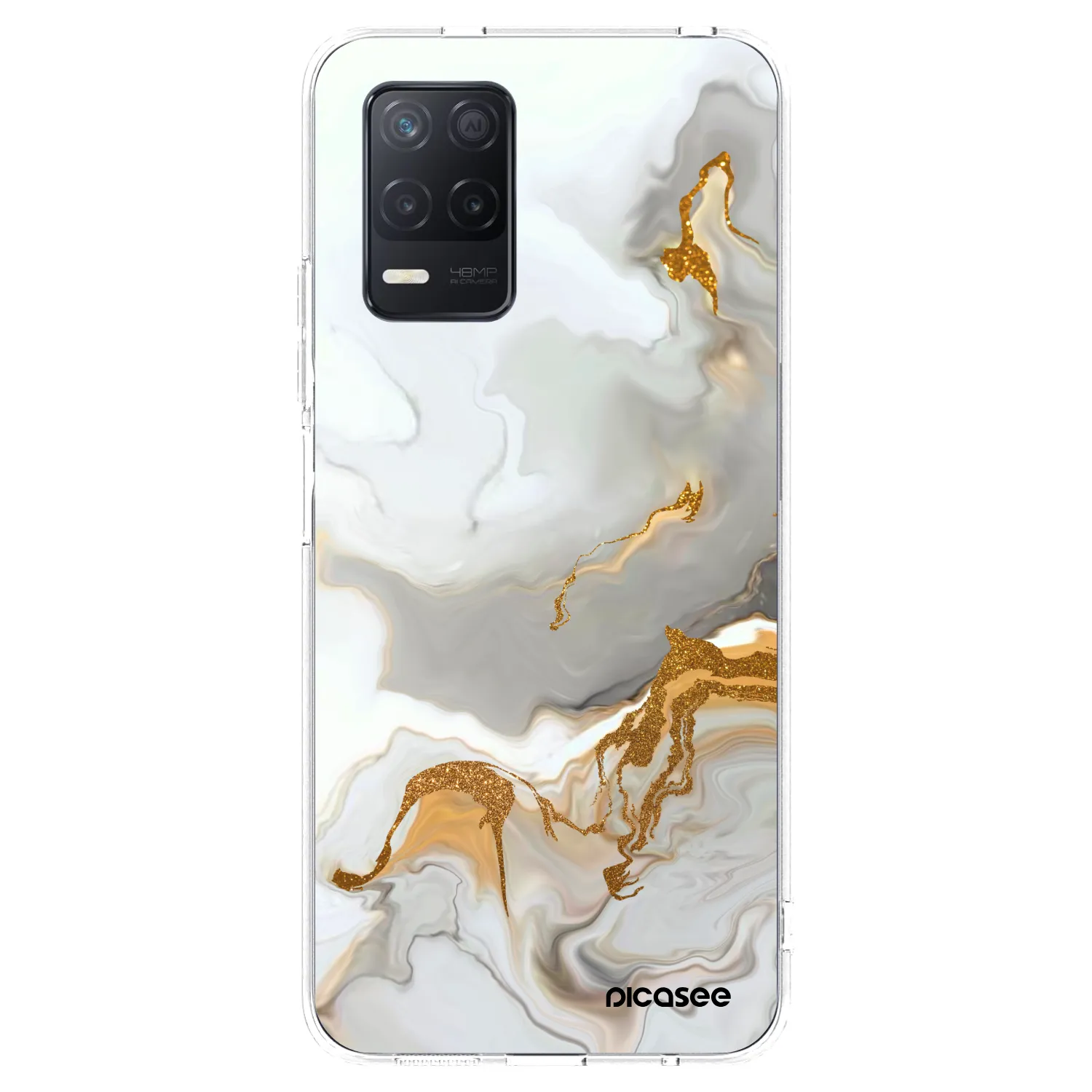 Picasee silikonski prozorni ovitek za Realme 8 5G - Her