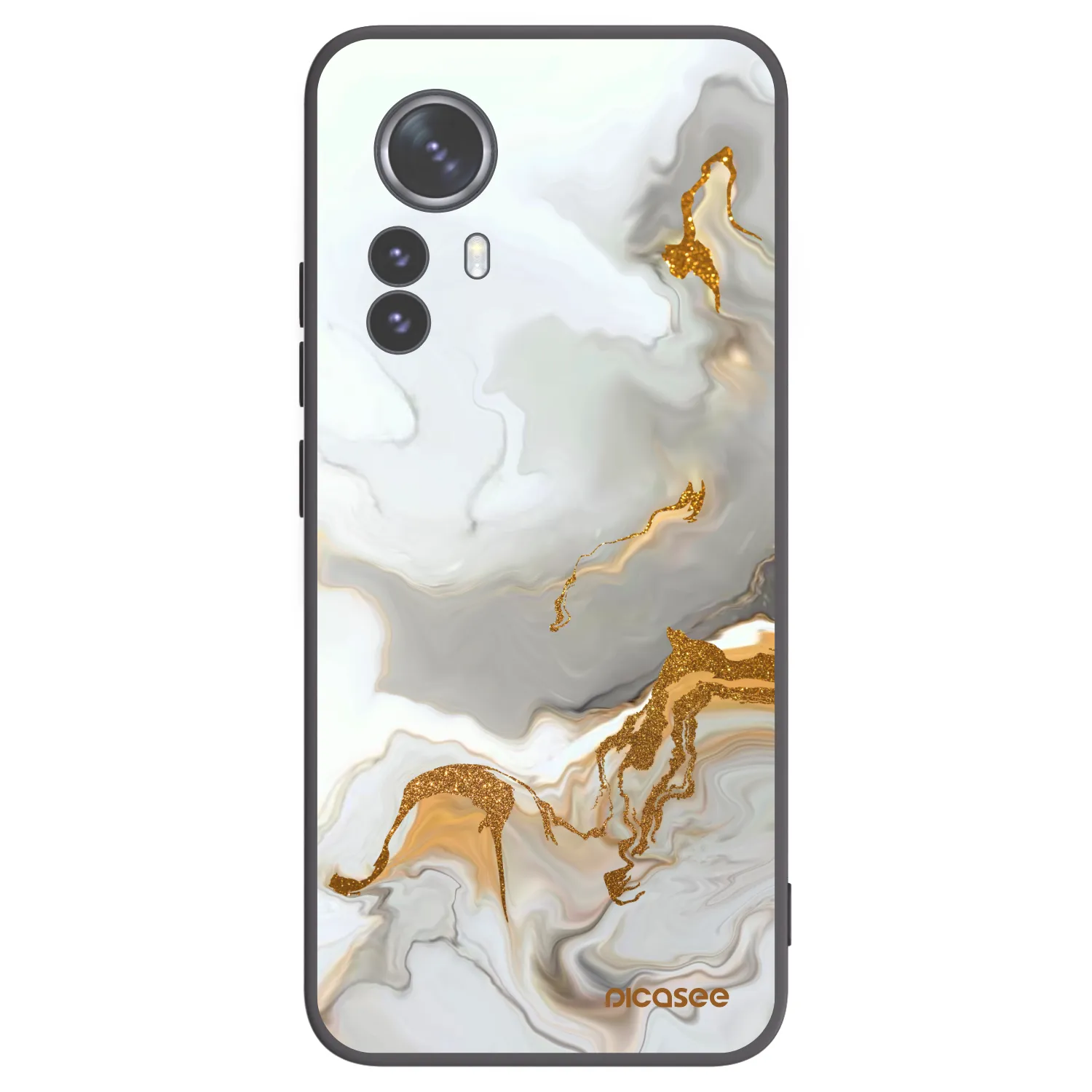 Picasee silikonski črni ovitek za Xiaomi 12 Pro - Her