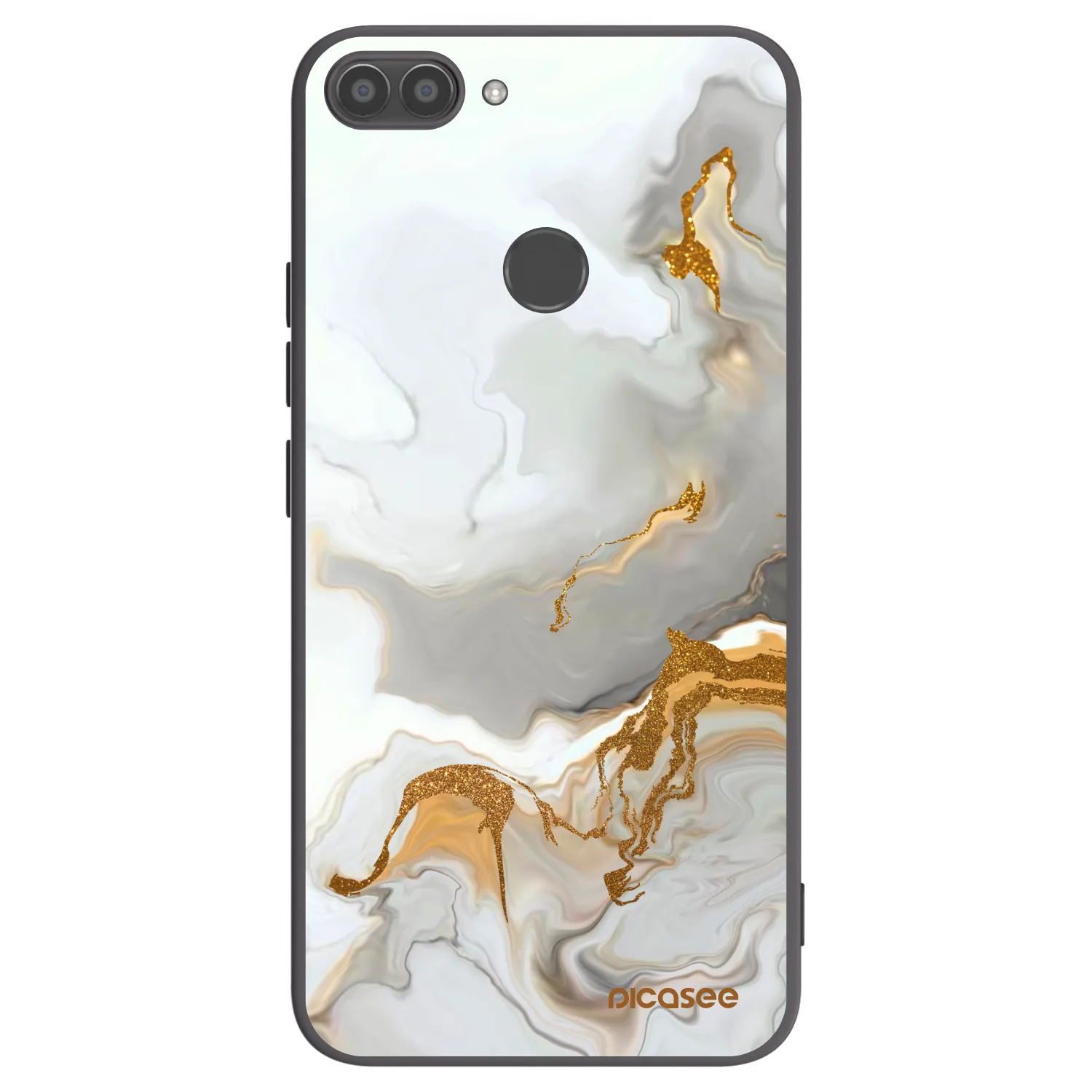 Picasee silikonski črni ovitek za Huawei P Smart - Her