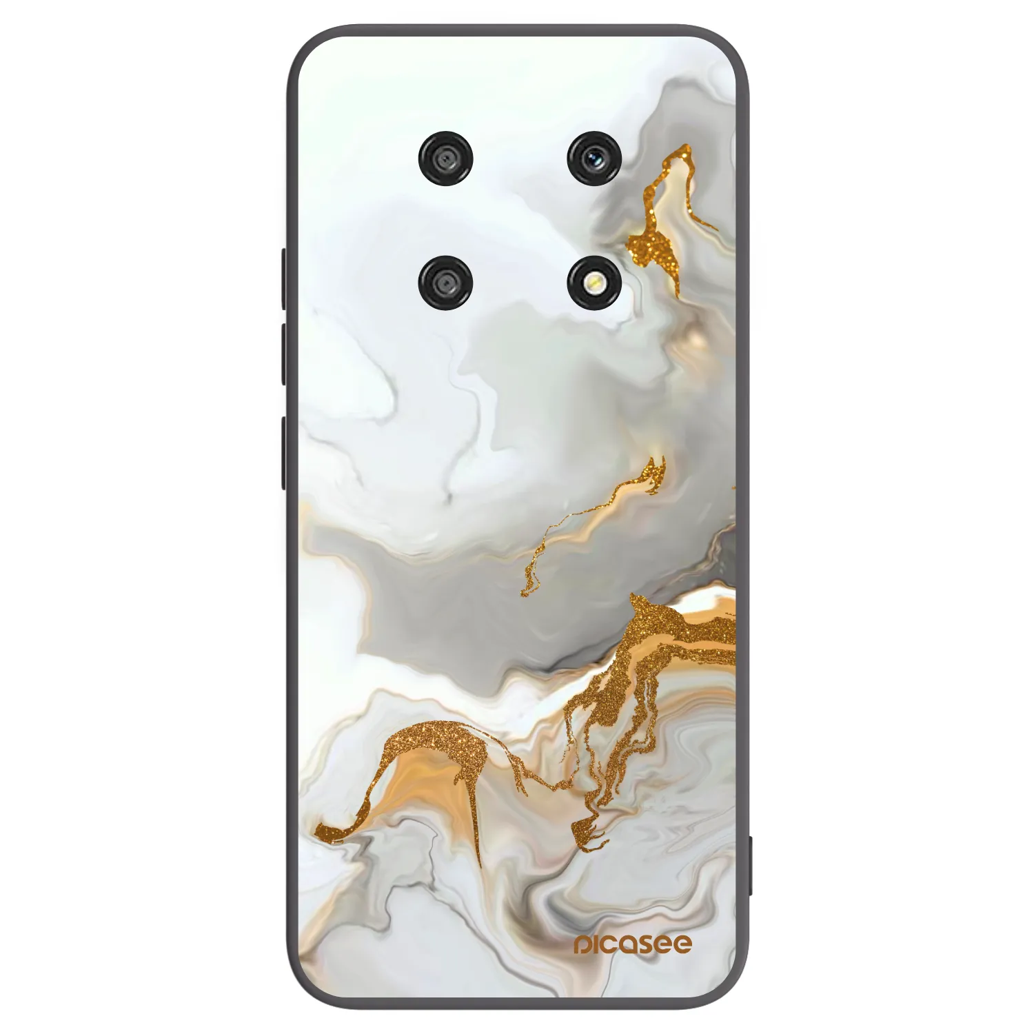 Picasee silikonski črni ovitek za Honor Magic4 Lite 5G - Her