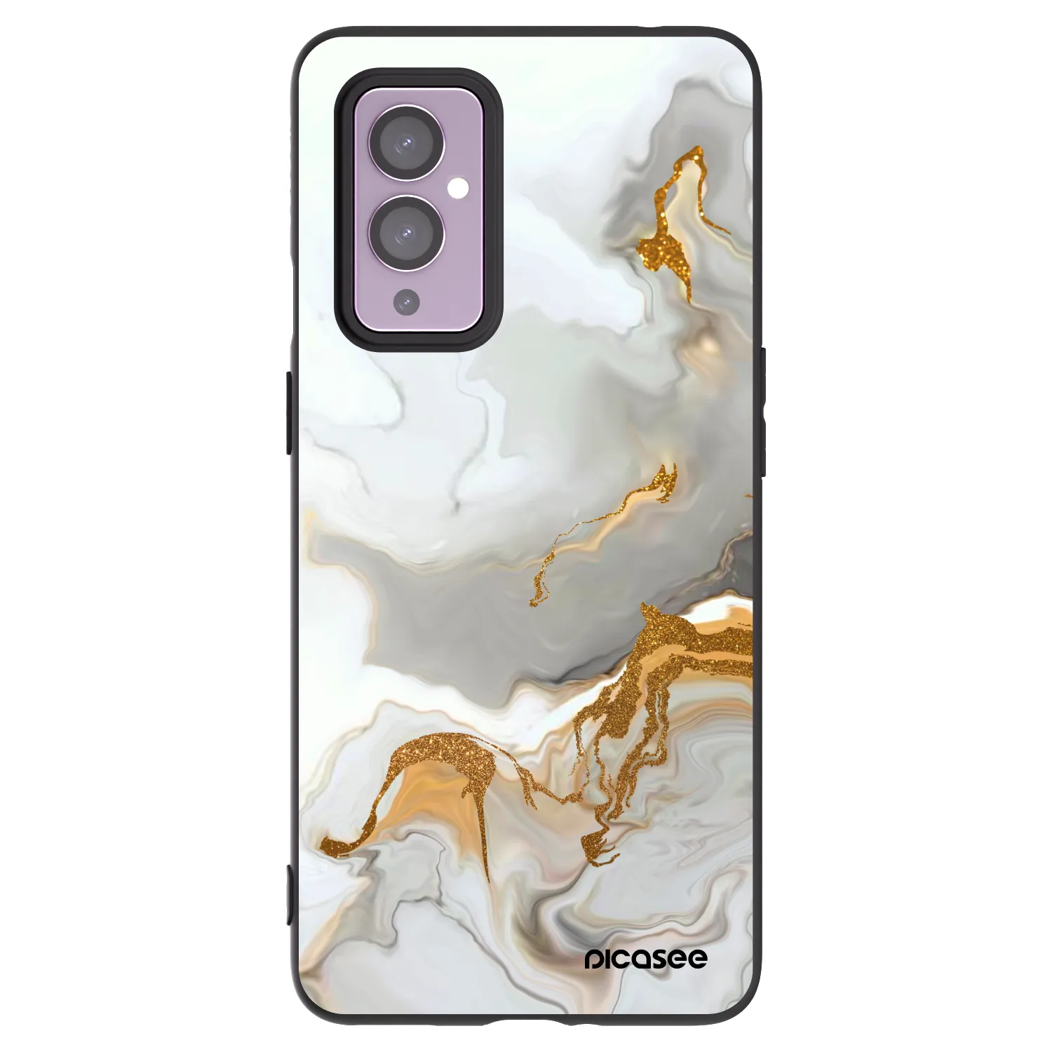 Picasee silikonski črni ovitek za OnePlus 9 - Her