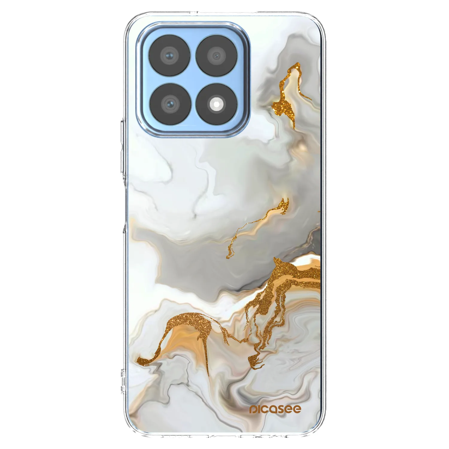 Picasee silikonski prozorni ovitek za Honor X8a - Her