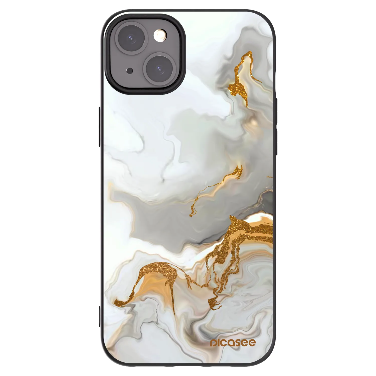 Picasee silikonski črni ovitek za Apple iPhone 15 Plus - Her