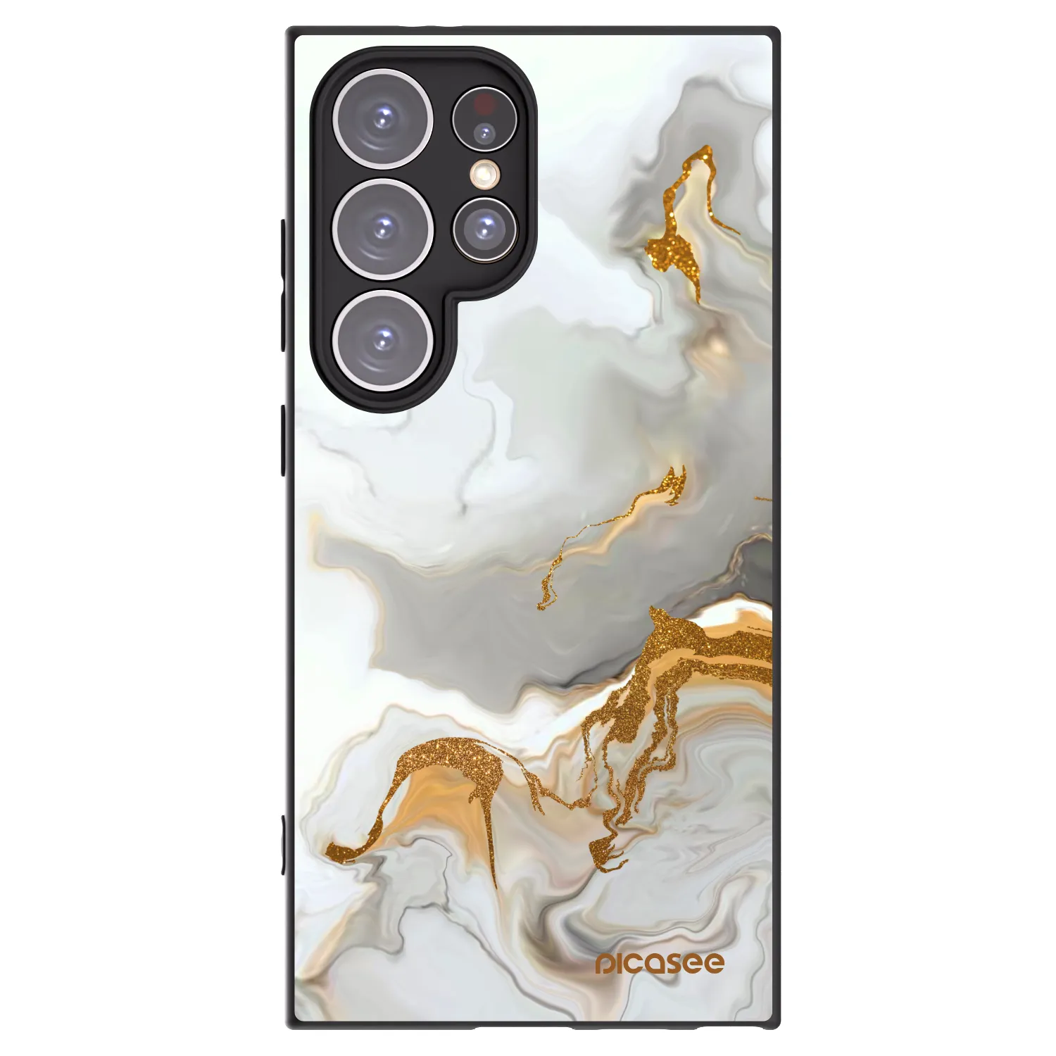 Picasee silikonski črni ovitek za Samsung Galaxy S24 Ultra S928B 5G - Her