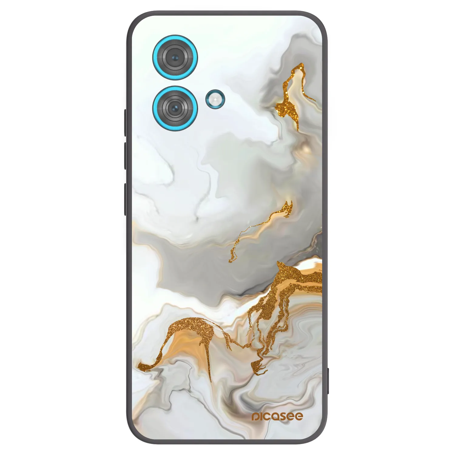 Picasee silikonski črni ovitek za Motorola Edge 40 Neo - Her