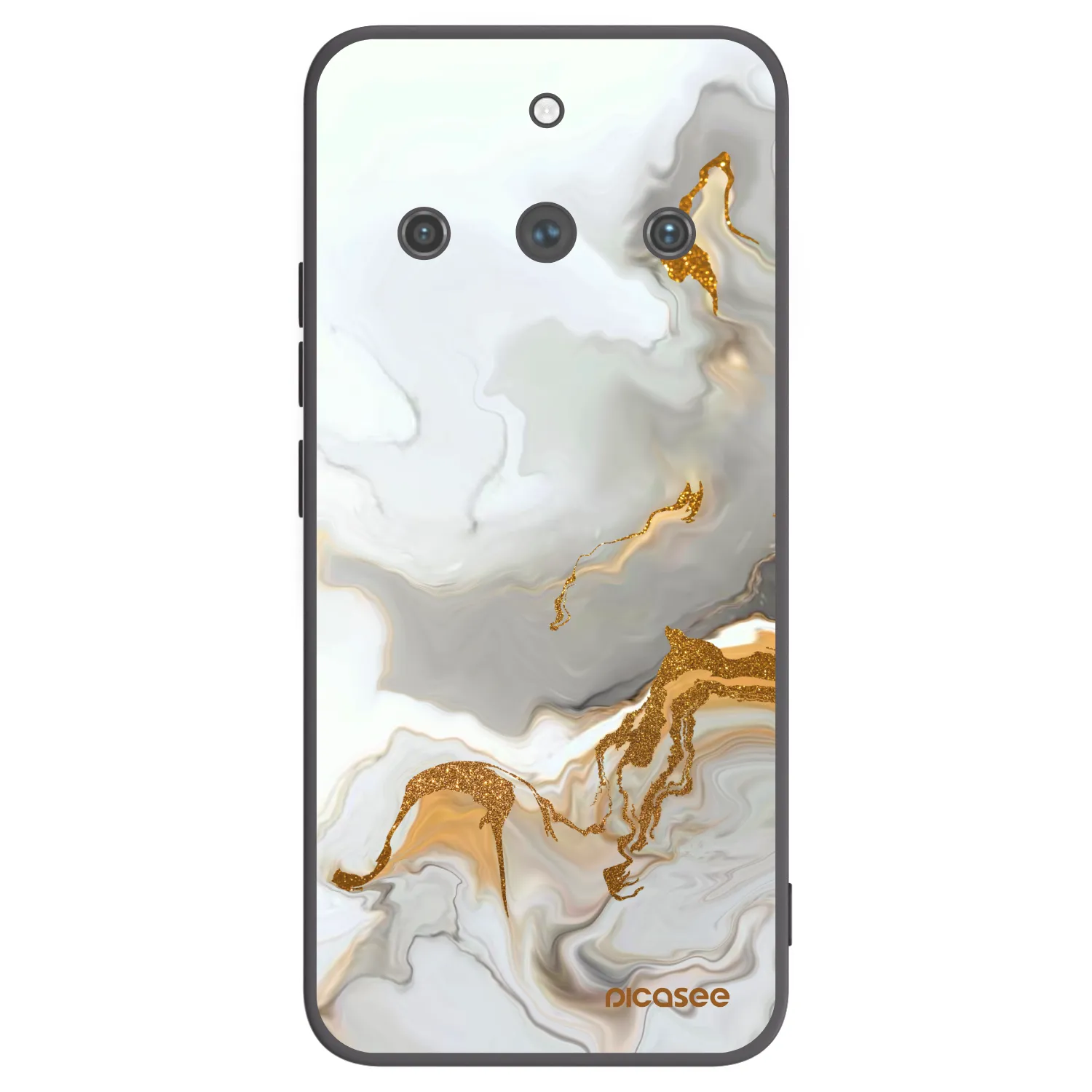 Picasee silikonski črni ovitek za Realme 11 Pro+ - Her