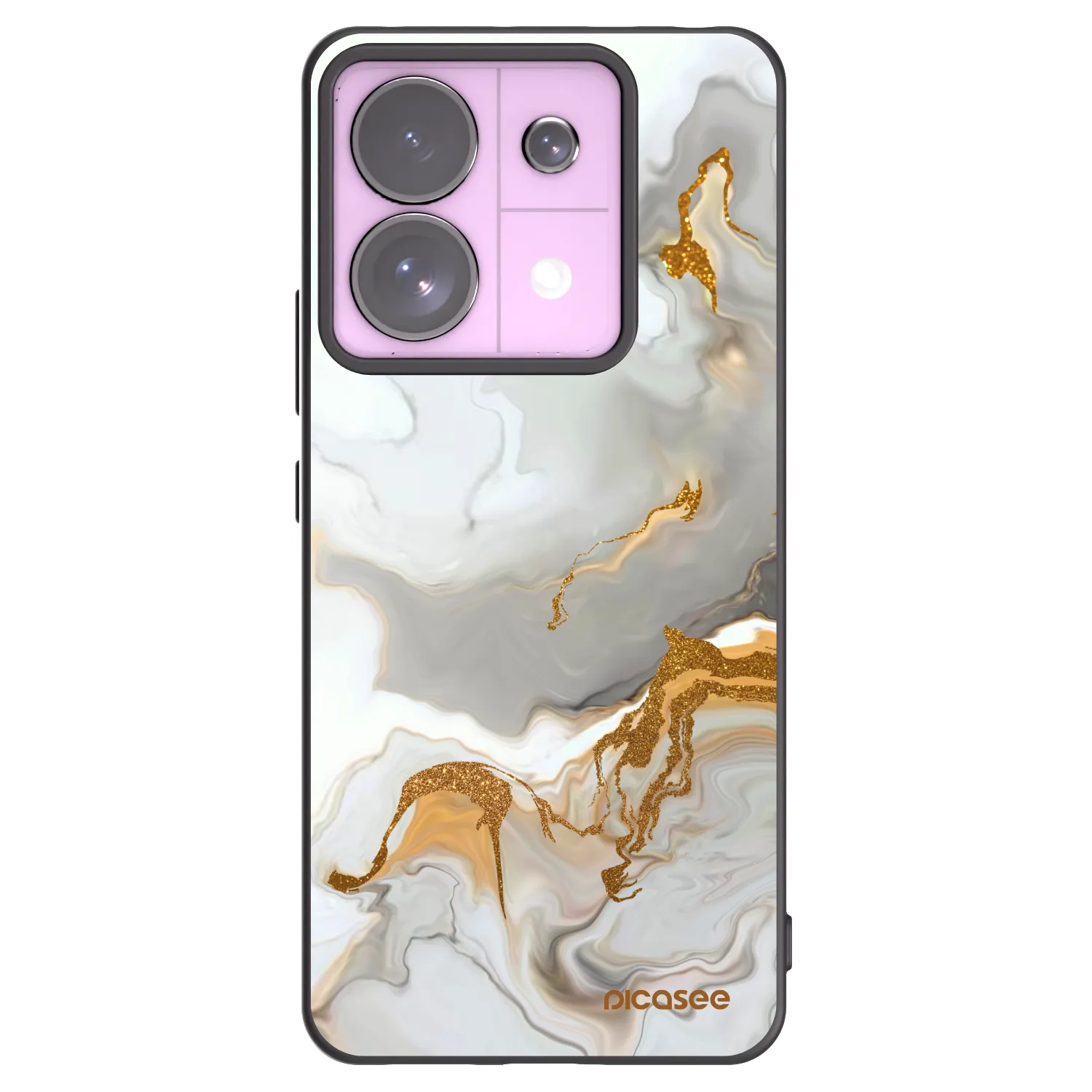 Picasee silikonski črni ovitek za Xiaomi Redmi Note 13 Pro 5G - Her