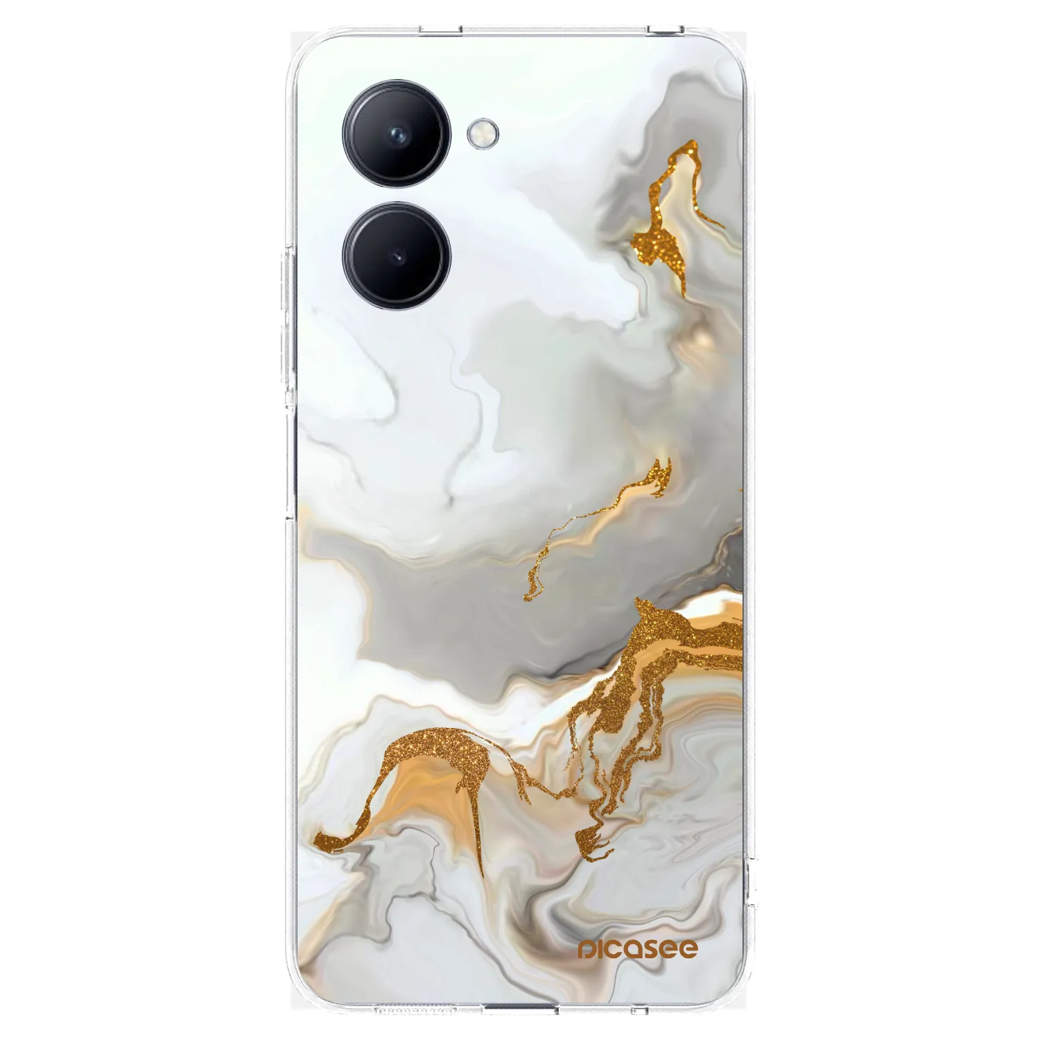 Picasee silikonski prozorni ovitek za Realme C33 (2023) - Her