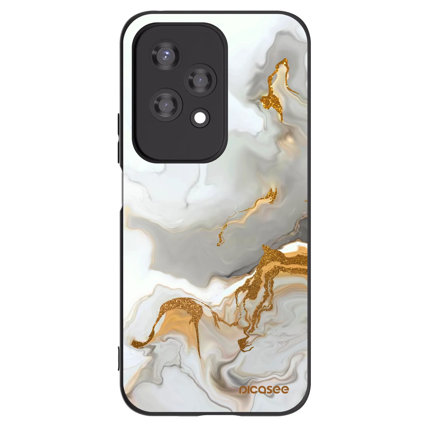 Picasee silikonski črni ovitek za Honor 200 Lite - Her