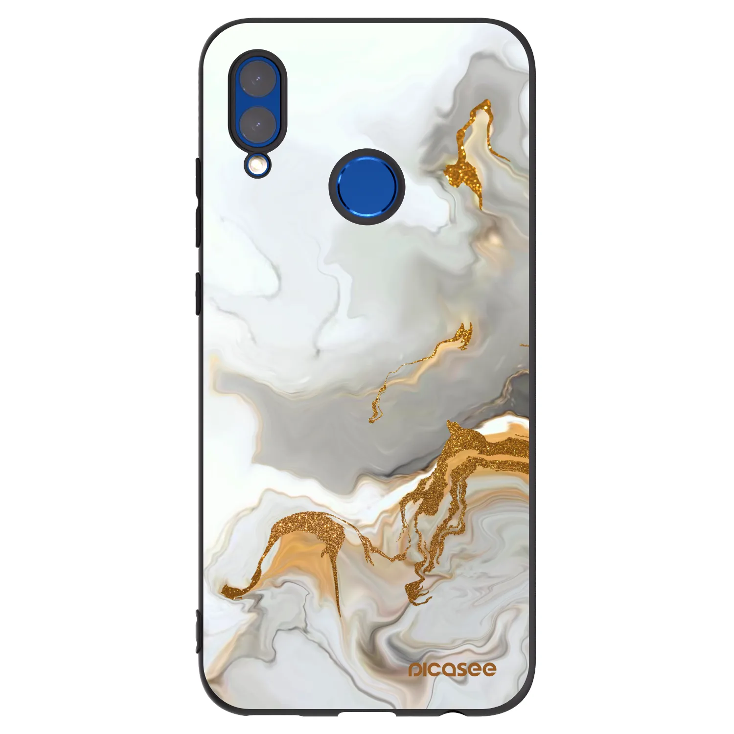 Picasee silikonski črni ovitek za Honor 10 Lite - Her