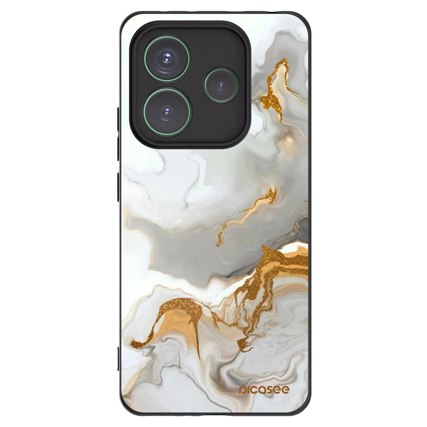 Picasee silikonski črni ovitek za Xiaomi Redmi Note 14 5G - Her