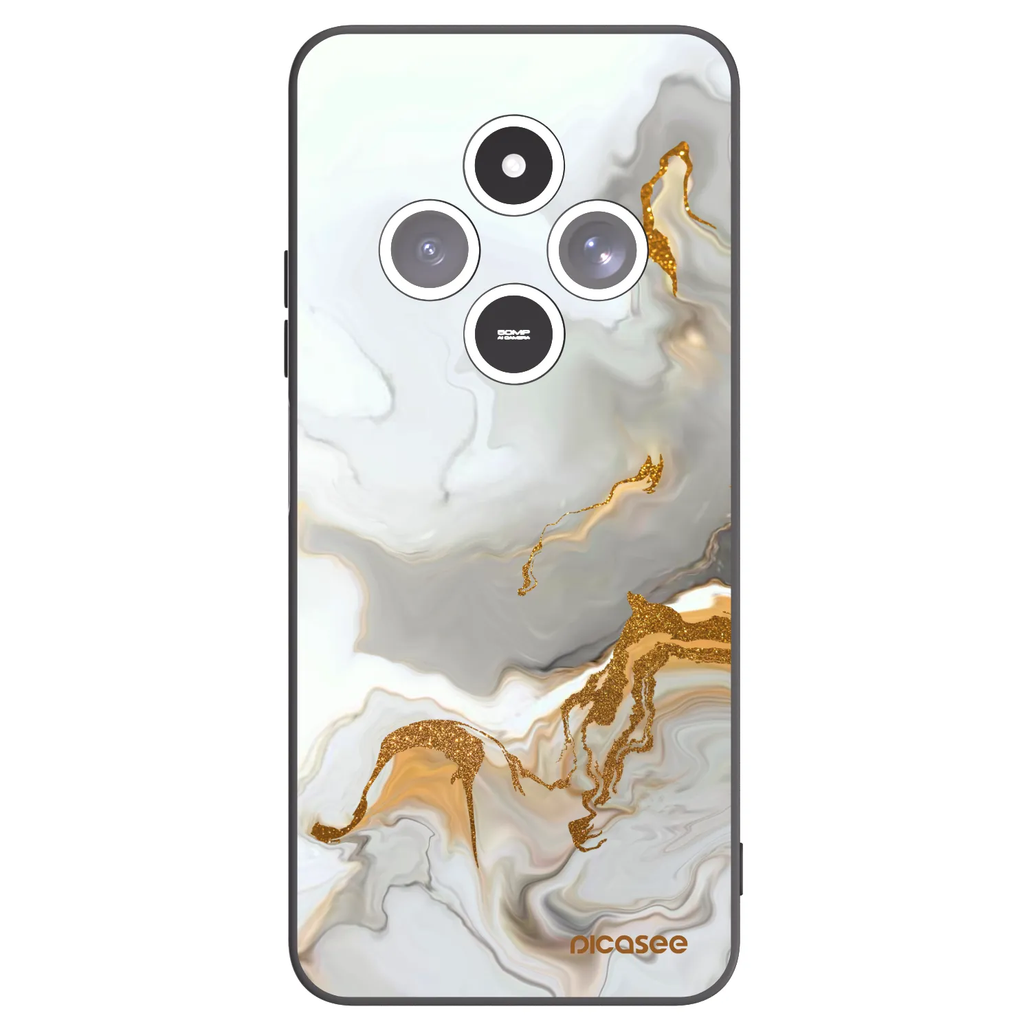 Picasee silikonski črni ovitek za Xiaomi Redmi 14C - Her
