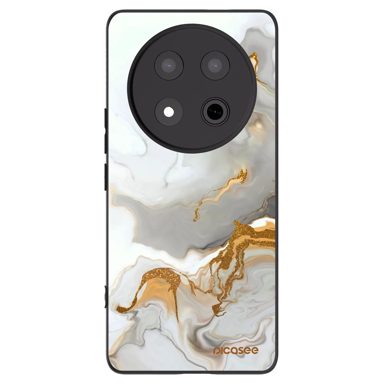 Picasee silikonski črni ovitek za Honor Magic7 Lite 5G - Her