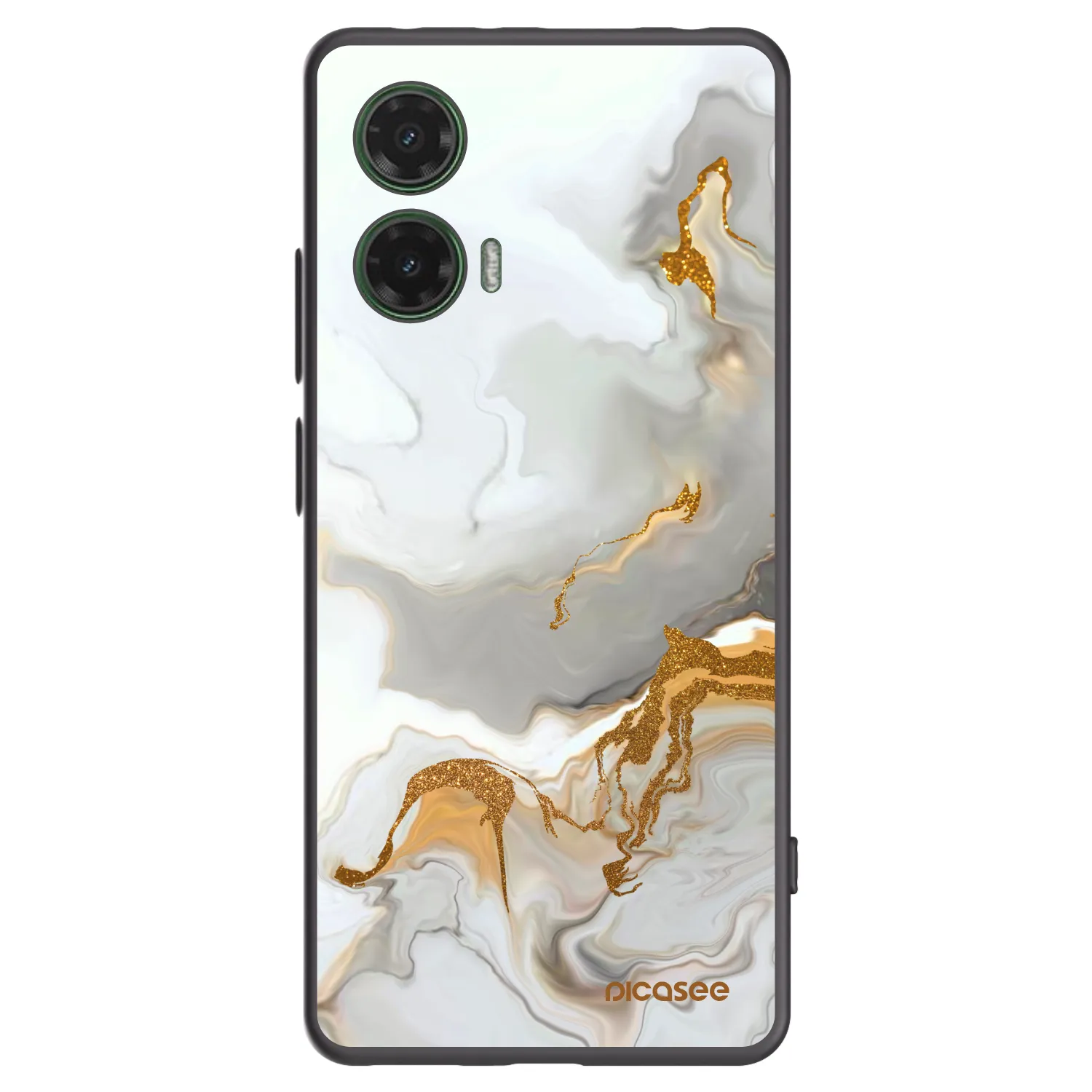 Picasee silikonski črni ovitek za Motorola Moto G35 5G - Her