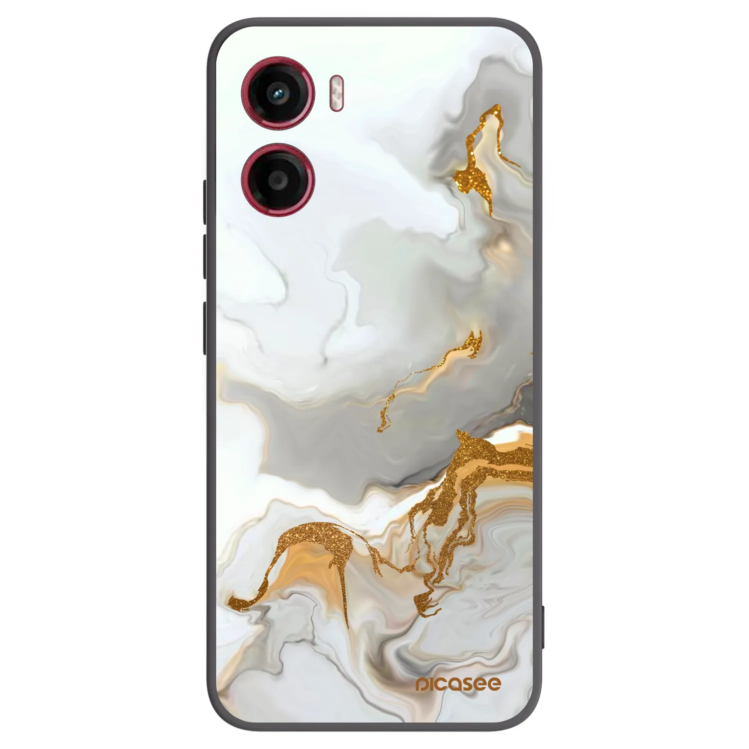 Picasee silikonski črni ovitek za Motorola Moto G05 - Her