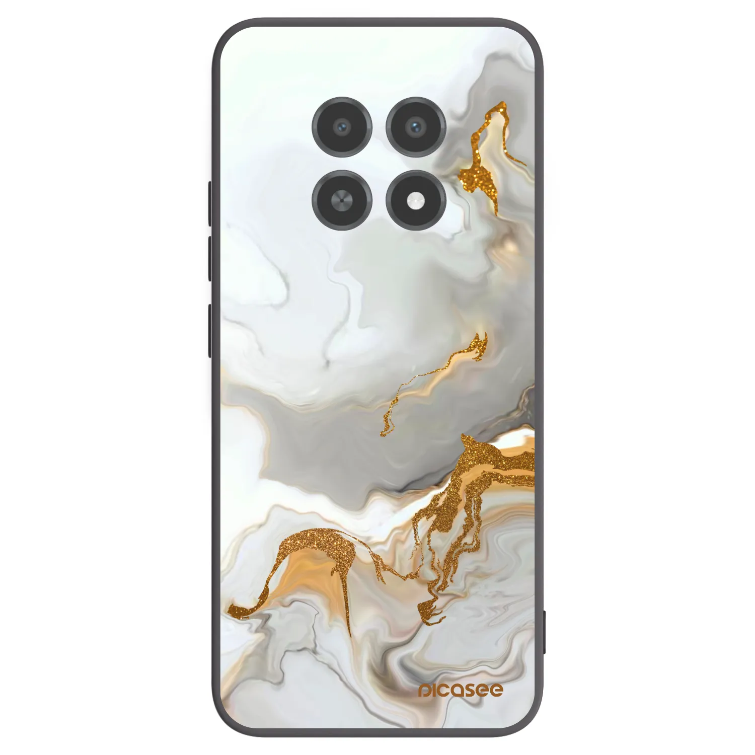 Picasee silikonski črni ovitek za Realme 12X - Her