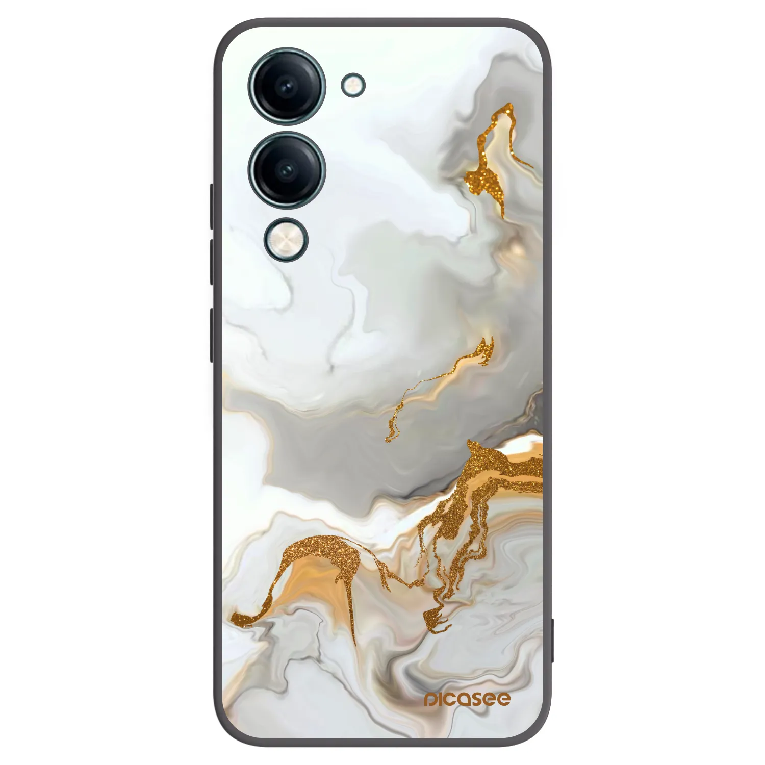 Picasee silikonski črni ovitek za Vivo Y29s 5G - Her