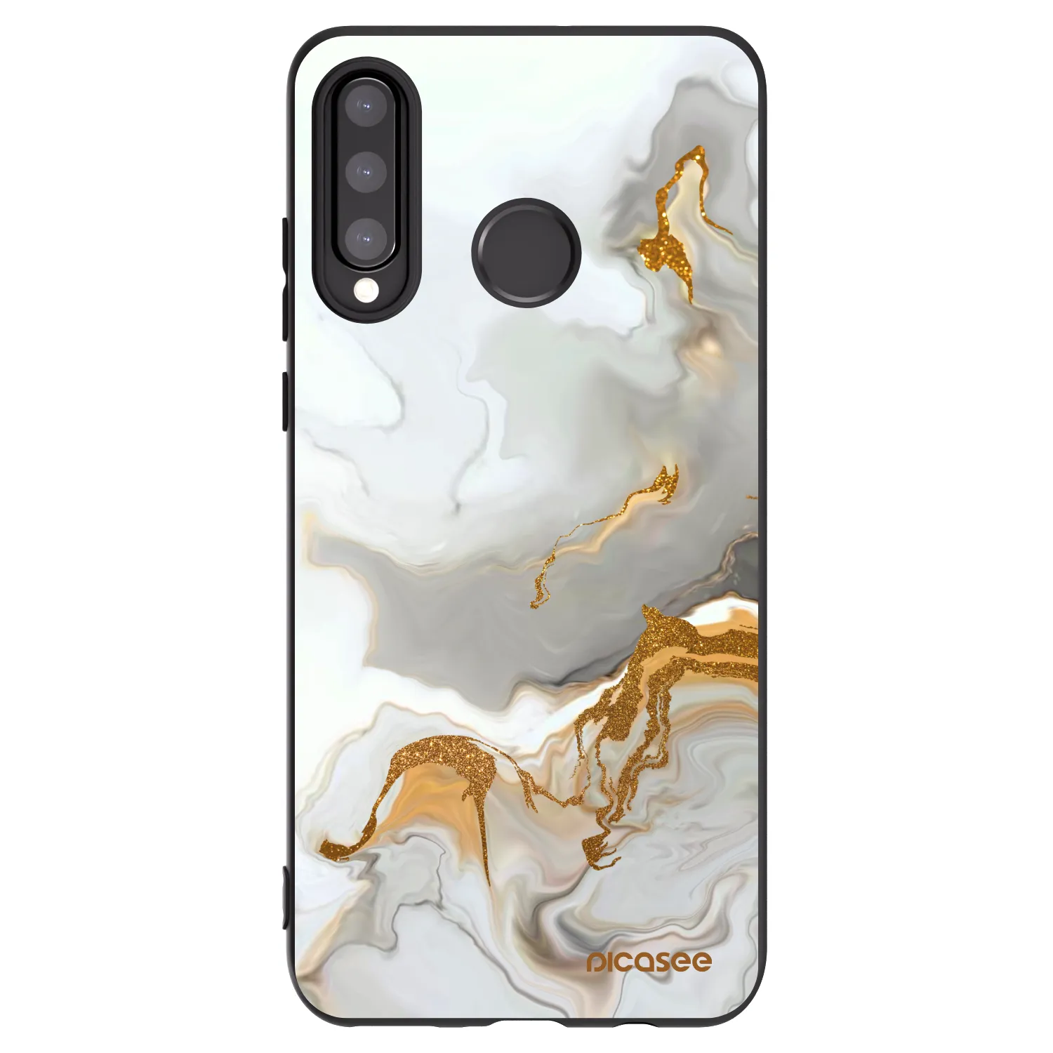 Picasee silikonski črni ovitek za Huawei P30 Lite - Her