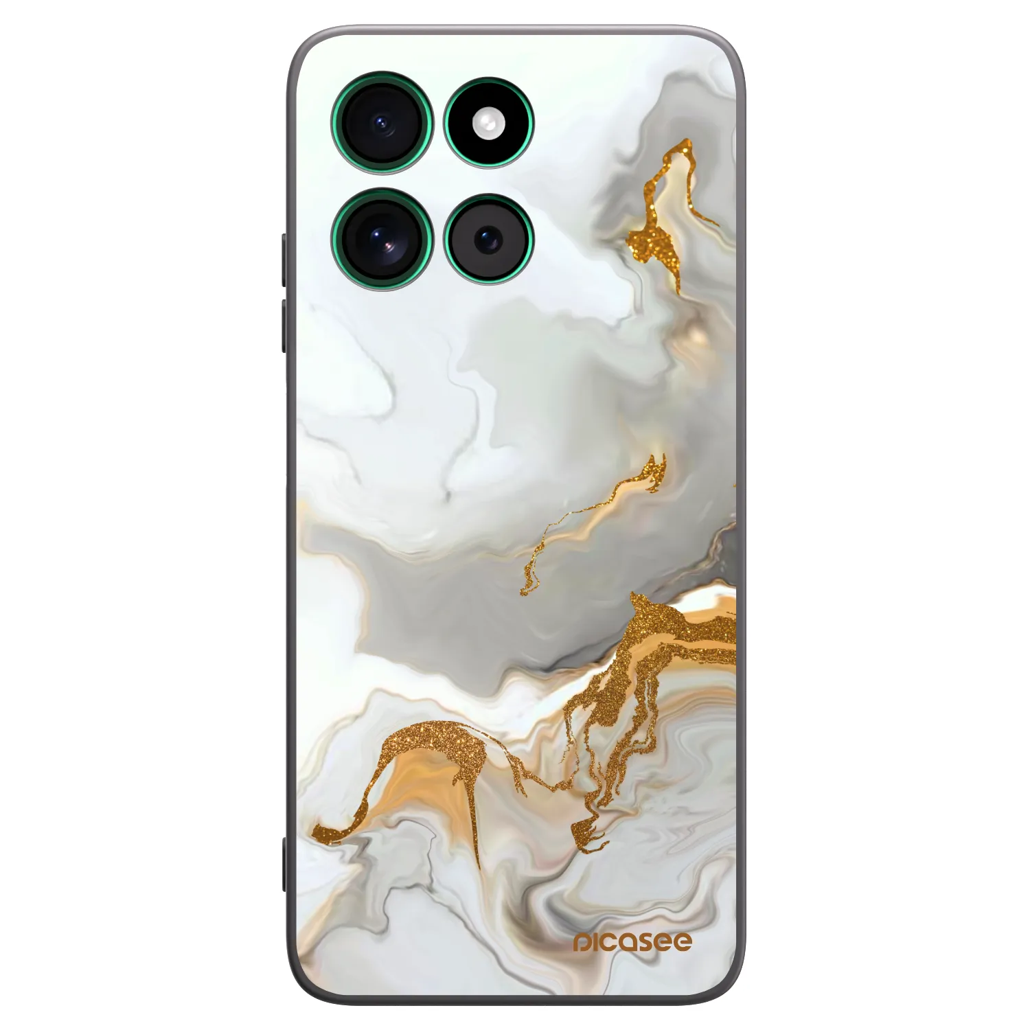 Picasee silikonski črni ovitek za Motorola Moto G57 Power - Her