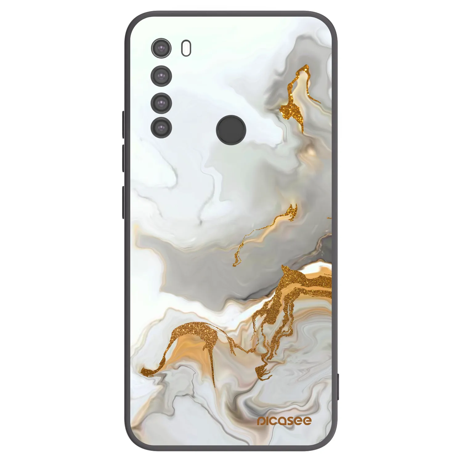Picasee silikonski črni ovitek za Xiaomi Redmi Note 8 - Her