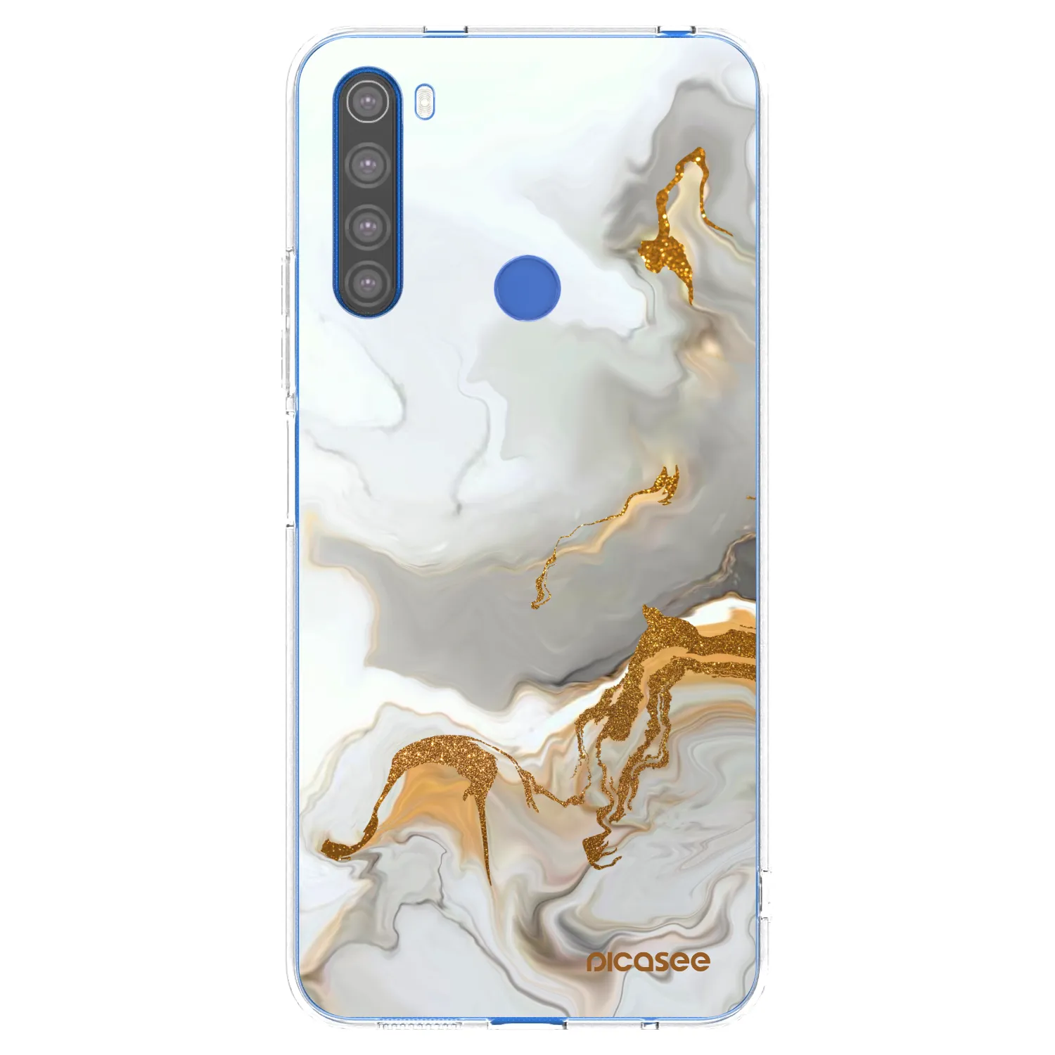 Picasee silikonski prozorni ovitek za Xiaomi Redmi Note 8T - Her