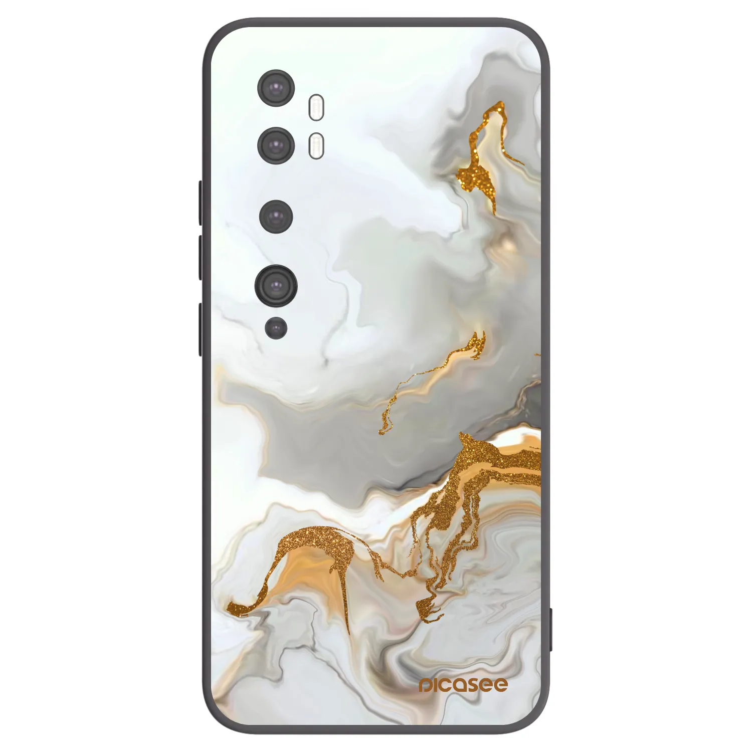 Picasee silikonski črni ovitek za Xiaomi Mi Note 10 (Pro) - Her