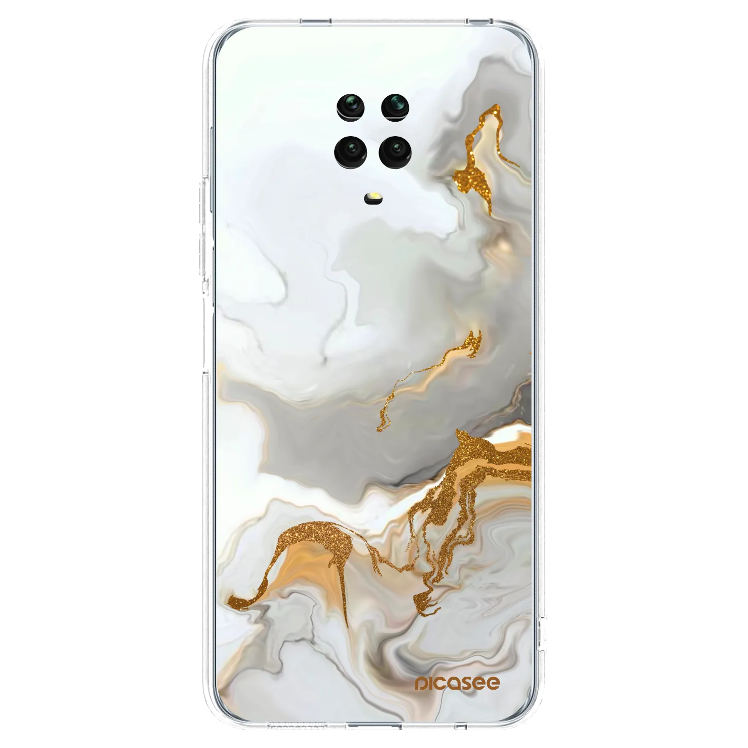 Picasee silikonski prozorni ovitek za Xiaomi Redmi Note 9 Pro - Her