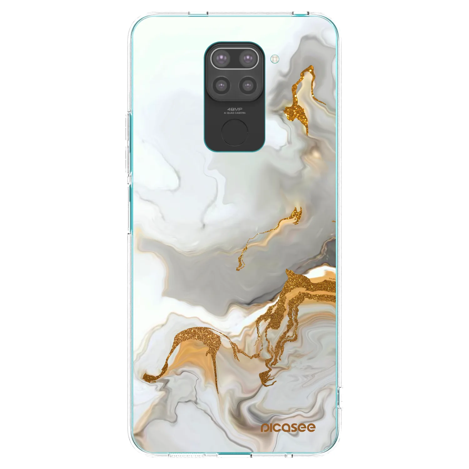 Picasee silikonski črni ovitek za Xiaomi Redmi Note 9 - Her