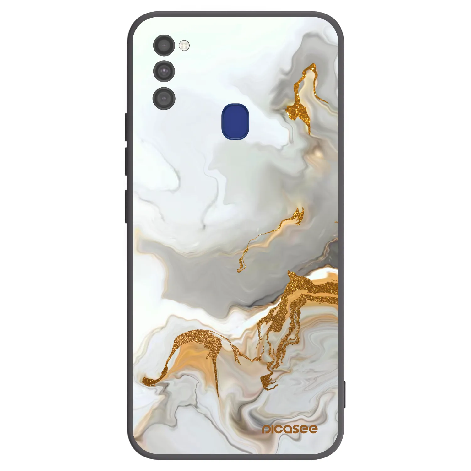 Picasee silikonski črni ovitek za Samsung Galaxy M21 M215F - Her