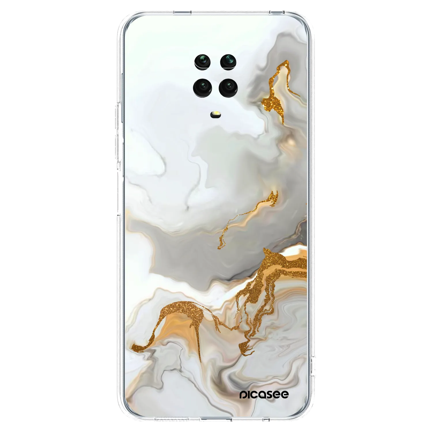 Picasee silikonski prozorni ovitek za Xiaomi Redmi Note 9S - Her