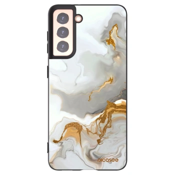 Picasee silikonski črni ovitek za Samsung Galaxy S21 5G G991B - Her