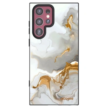 Picasee silikonski črni ovitek za Samsung Galaxy S22 Ultra 5G - Her