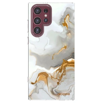 Picasee silikonski prozorni ovitek za Samsung Galaxy S22 Ultra 5G - Her