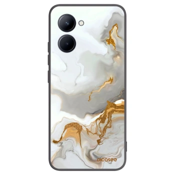 Picasee silikonski črni ovitek za Realme C33 (2023) - Her