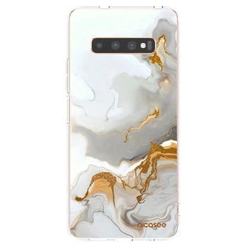 Picasee silikonski prozorni ovitek za Samsung Galaxy S10 Plus G975 - Her