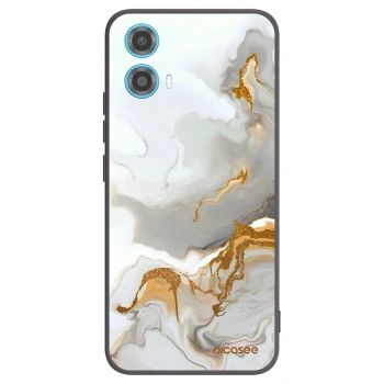 Picasee silikonski črni ovitek za Motorola Moto G34 5G - Her