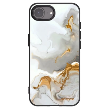 Picasee silikonski črni ovitek za Apple iPhone 17e - Her