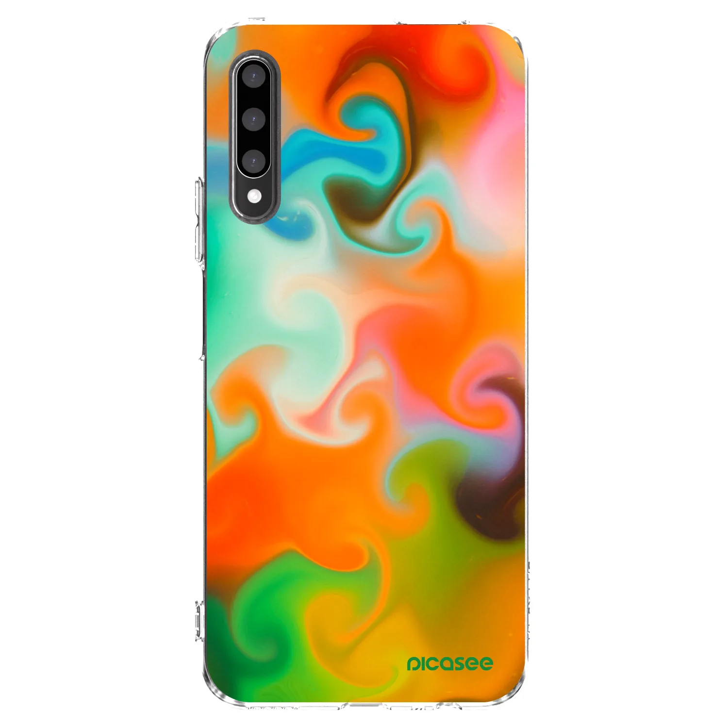 Picasee silikonski prozorni ovitek za Honor 9X Pro - Juice
