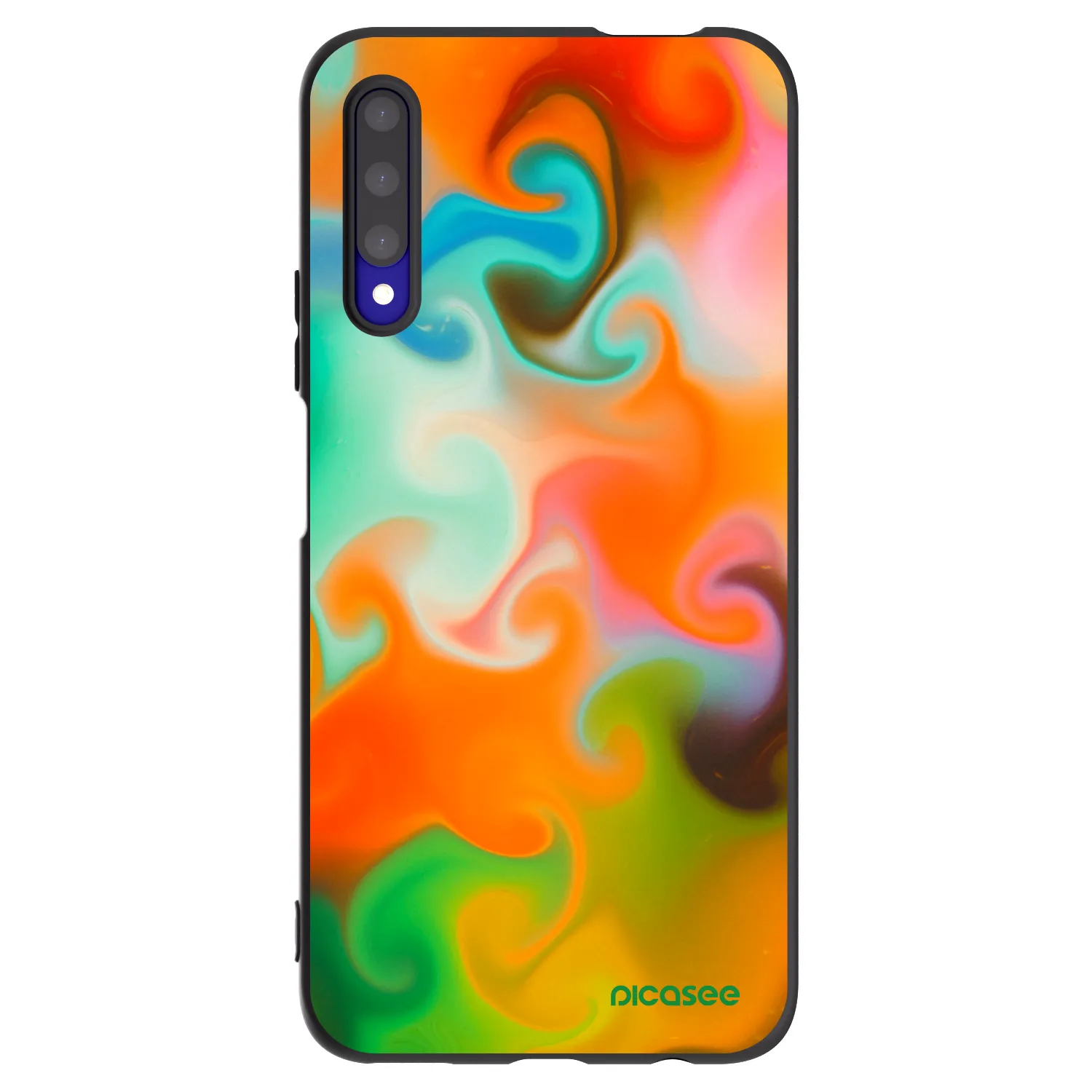 Picasee silikonski črni ovitek za Honor 9X Pro - Juice