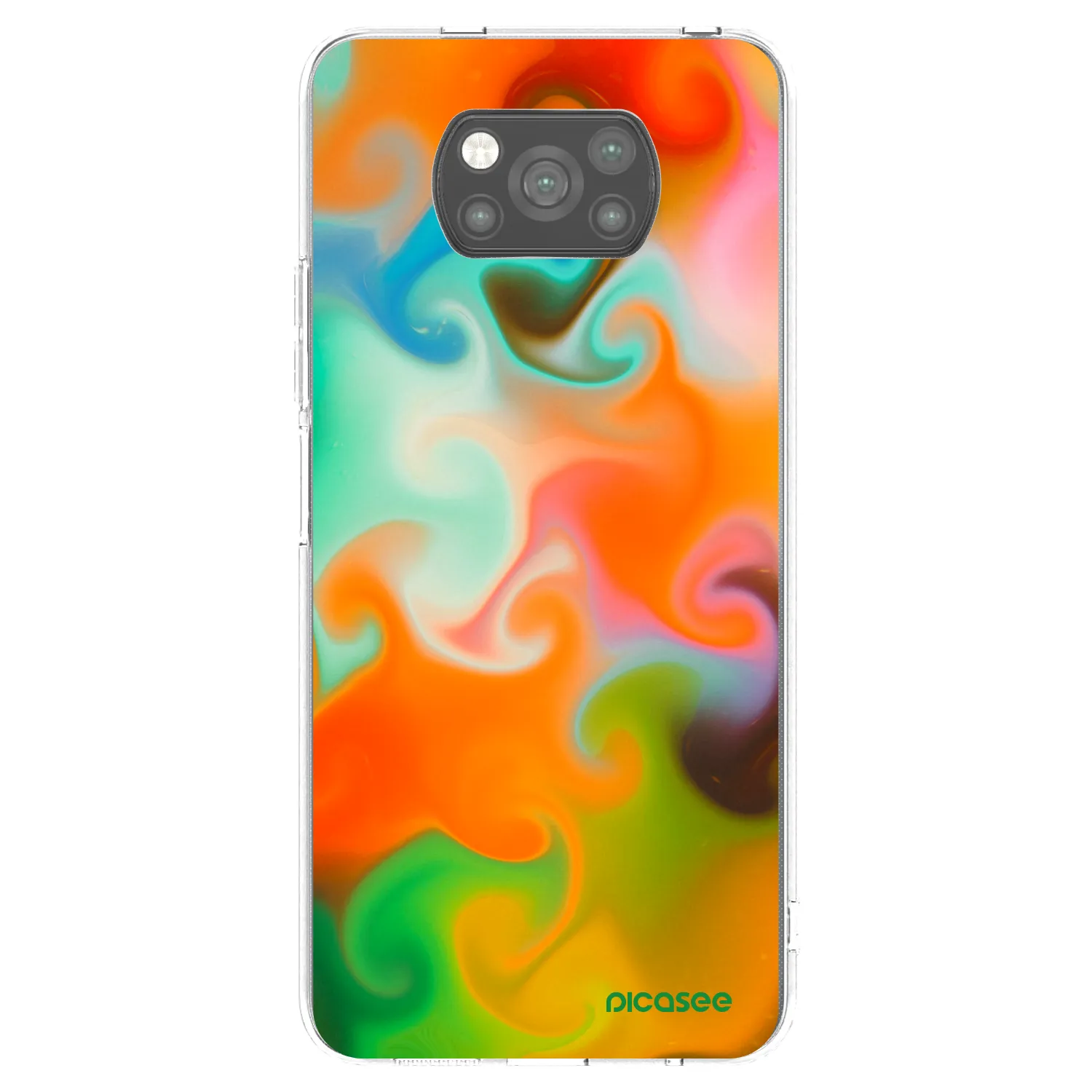 Picasee silikonski črni ovitek za Xiaomi Poco X3 - Juice