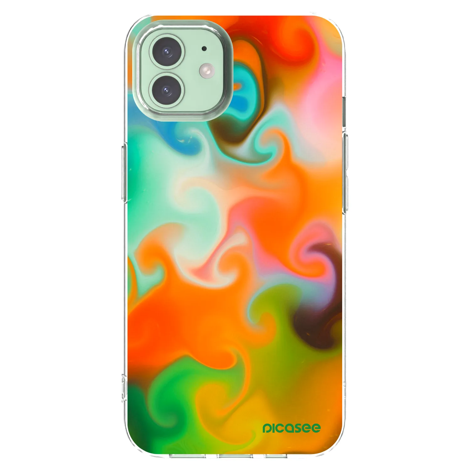 Picasee silikonski prozorni ovitek za Apple iPhone 12 Pro - Juice