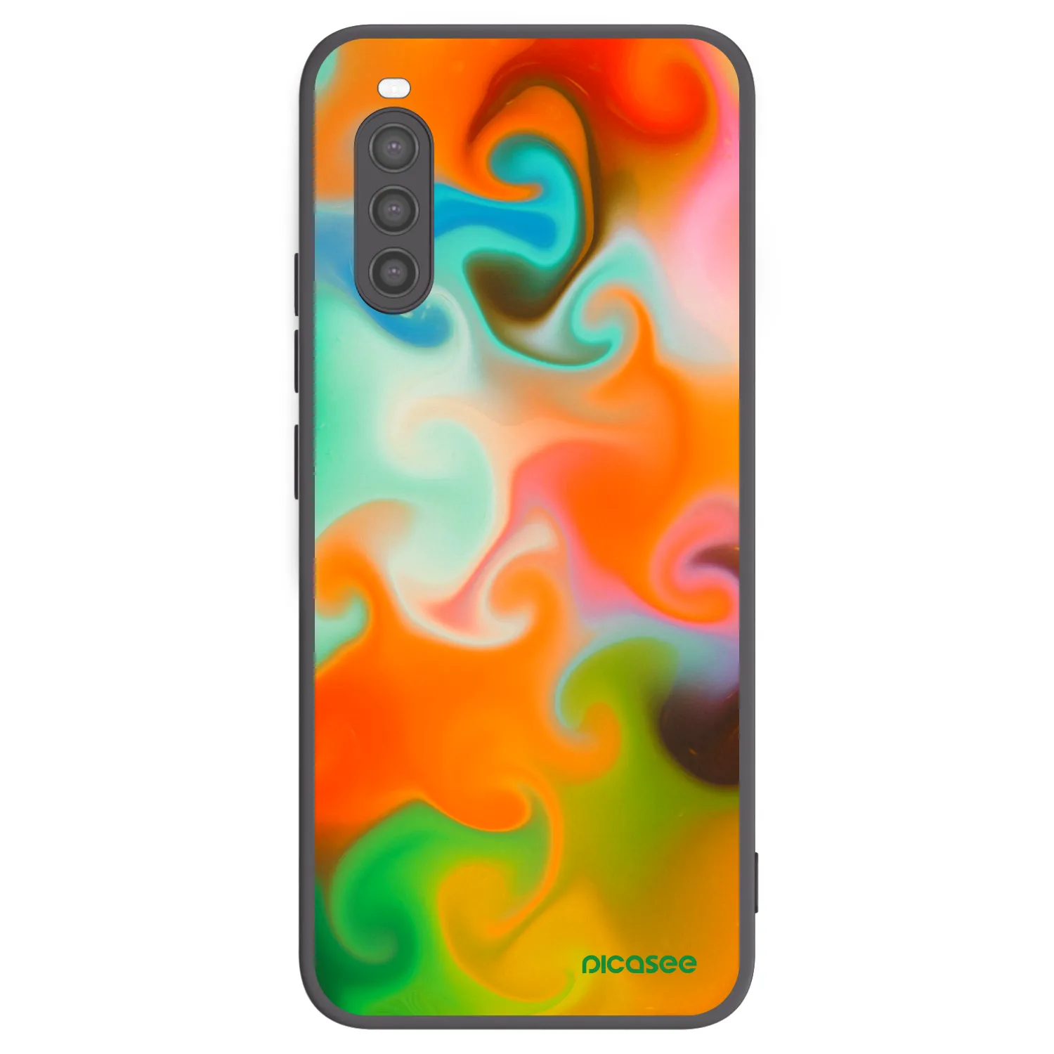 Picasee silikonski črni ovitek za Sony Xperia 10 II - Juice