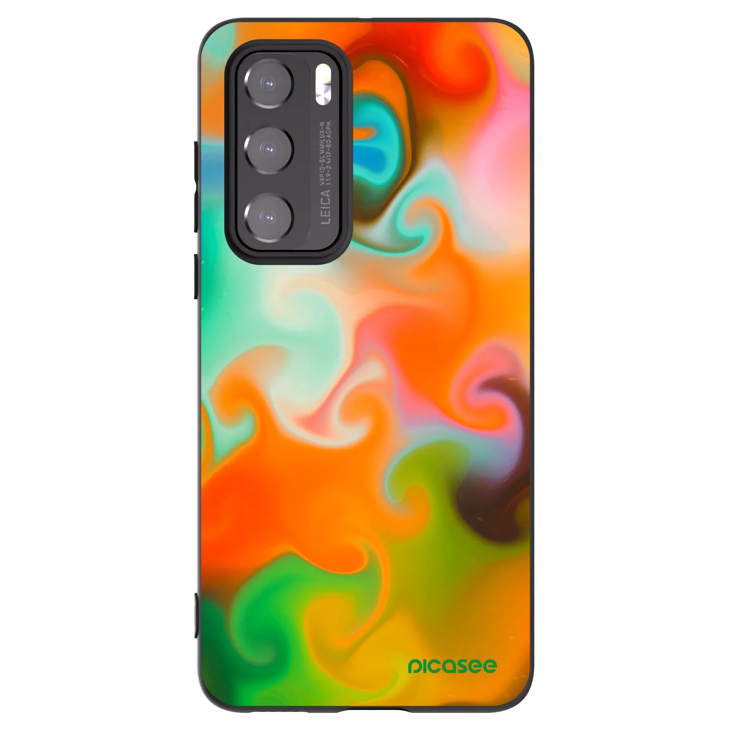 Picasee silikonski črni ovitek za Huawei P40 - Juice
