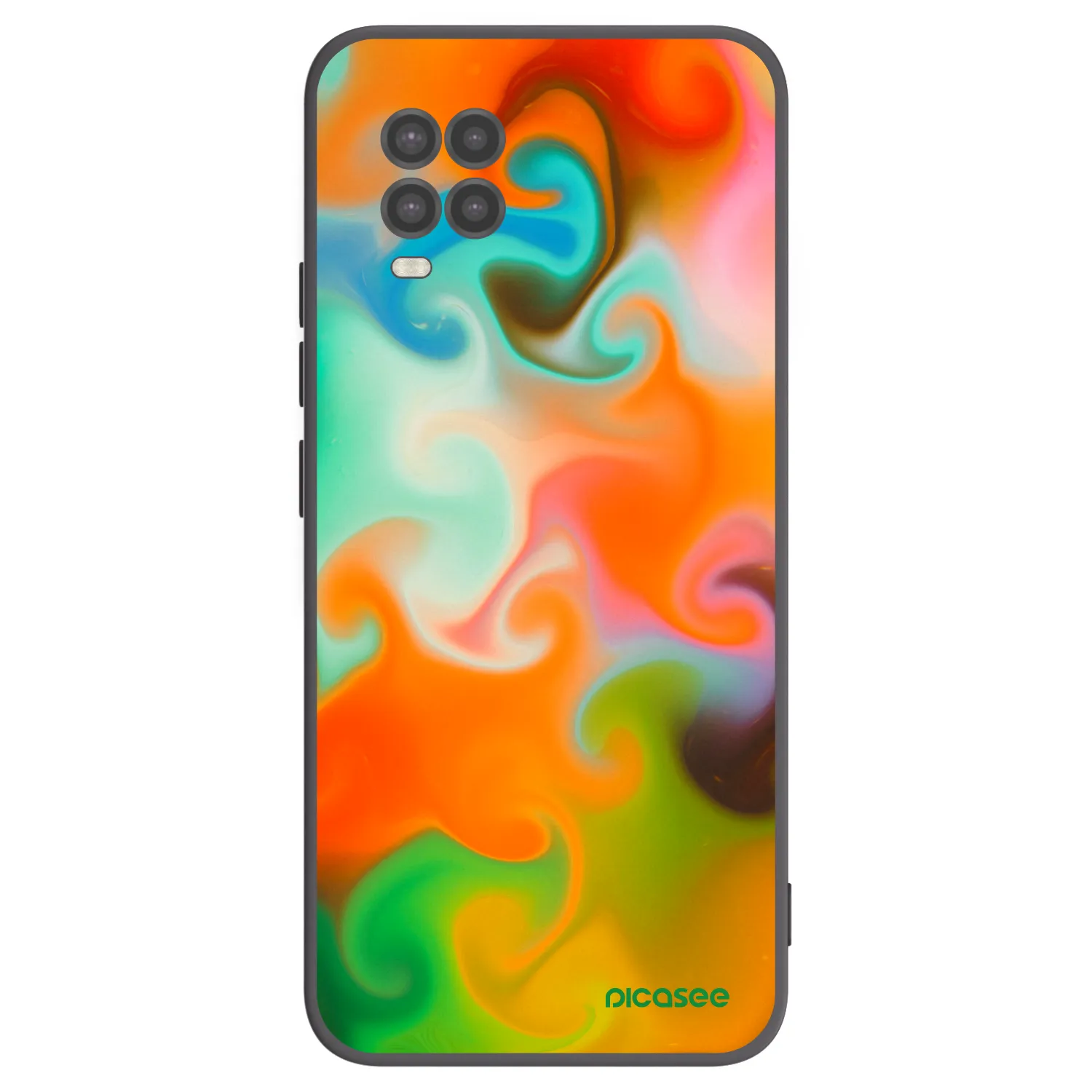 Picasee silikonski črni ovitek za Xiaomi Mi 10 Lite - Juice