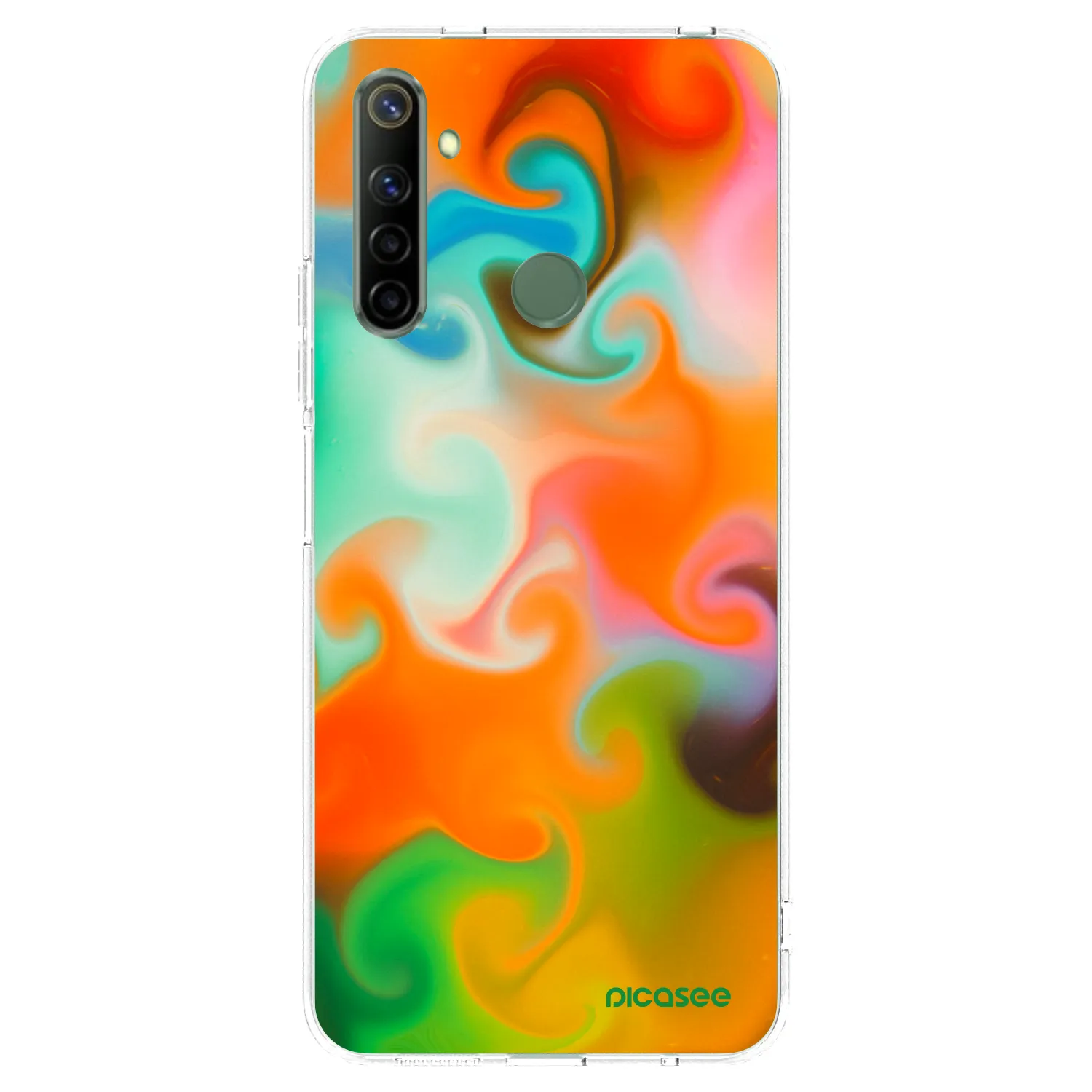 Picasee silikonski prozorni ovitek za Realme 6i - Juice
