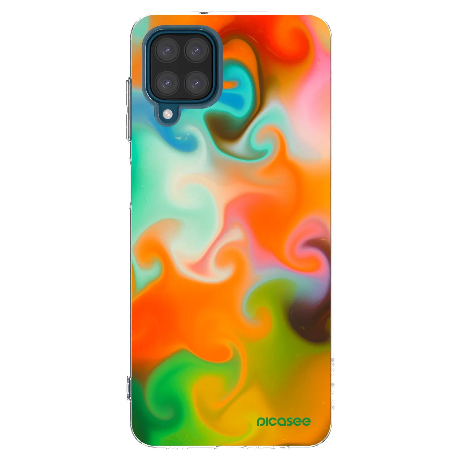 Picasee silikonski prozorni ovitek za Samsung Galaxy A12 A125F - Juice
