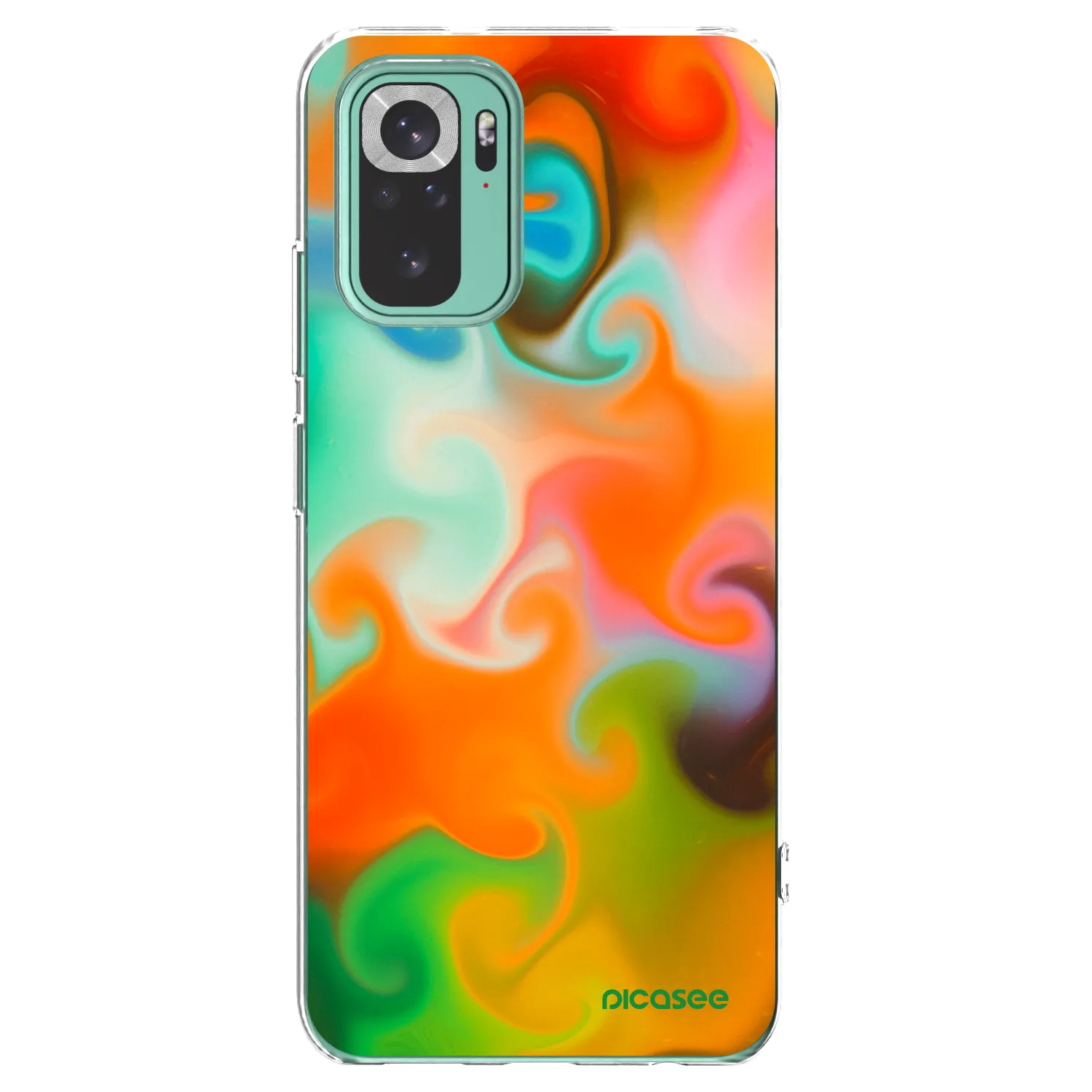 Picasee silikonski prozorni ovitek za Xiaomi Redmi Note 10 Pro - Juice