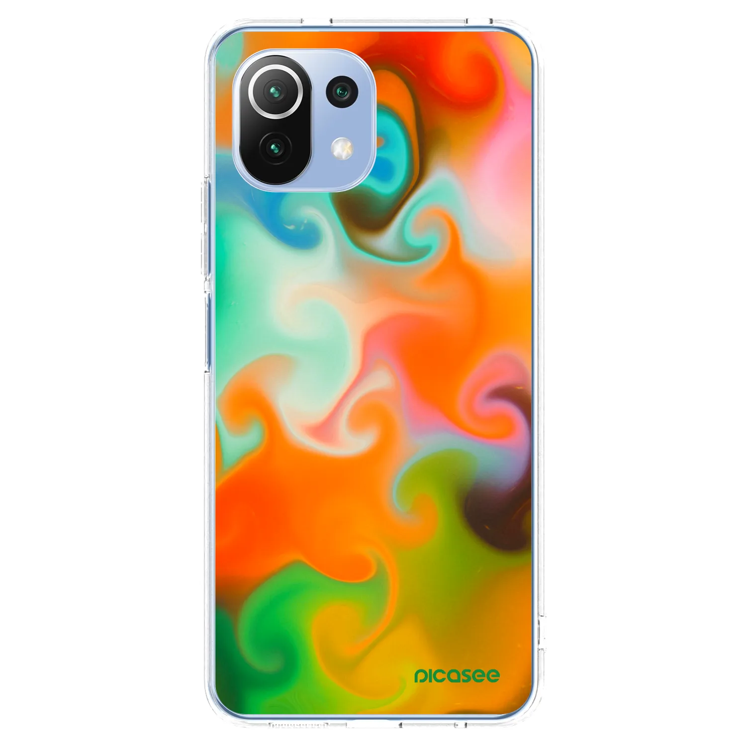 Picasee silikonski prozorni ovitek za Xiaomi Mi 11 Lite - Juice