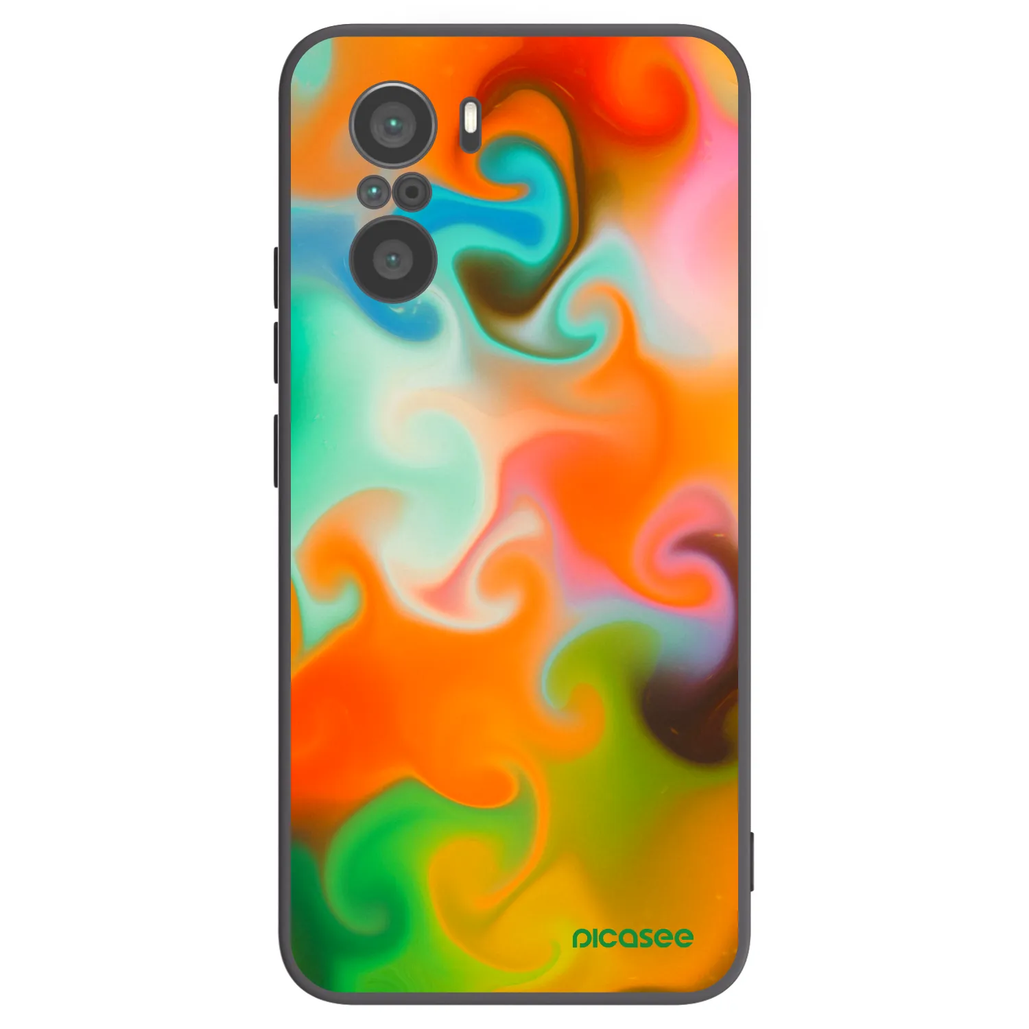 Picasee silikonski črni ovitek za Xiaomi Poco F3 - Juice