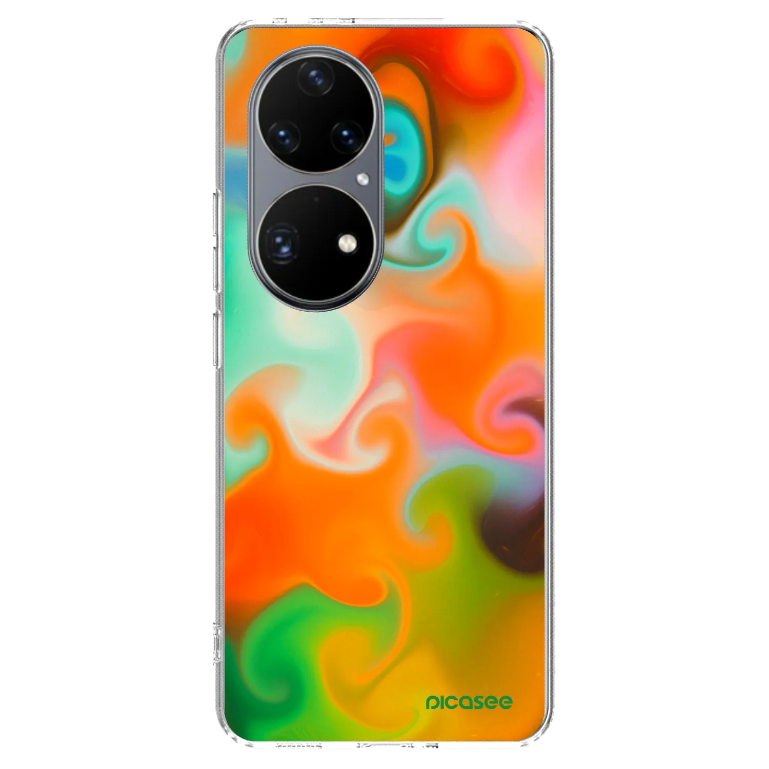 Picasee silikonski prozorni ovitek za Huawei P50 - Juice